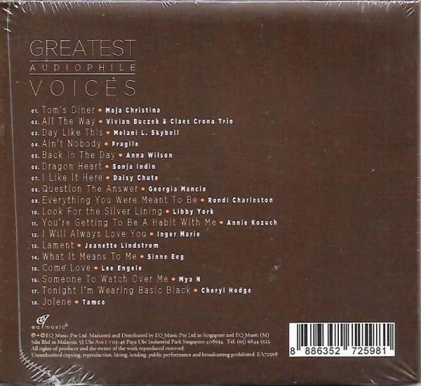 VA - Greatest Audiophile Voices Vol.5 最發燒女聲典範 (五) CD