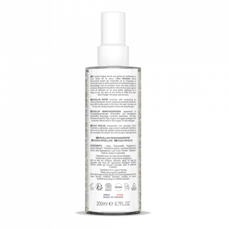 LABORATOIRES de BIARRITZ Certified Organic Micellar Water (New Product)