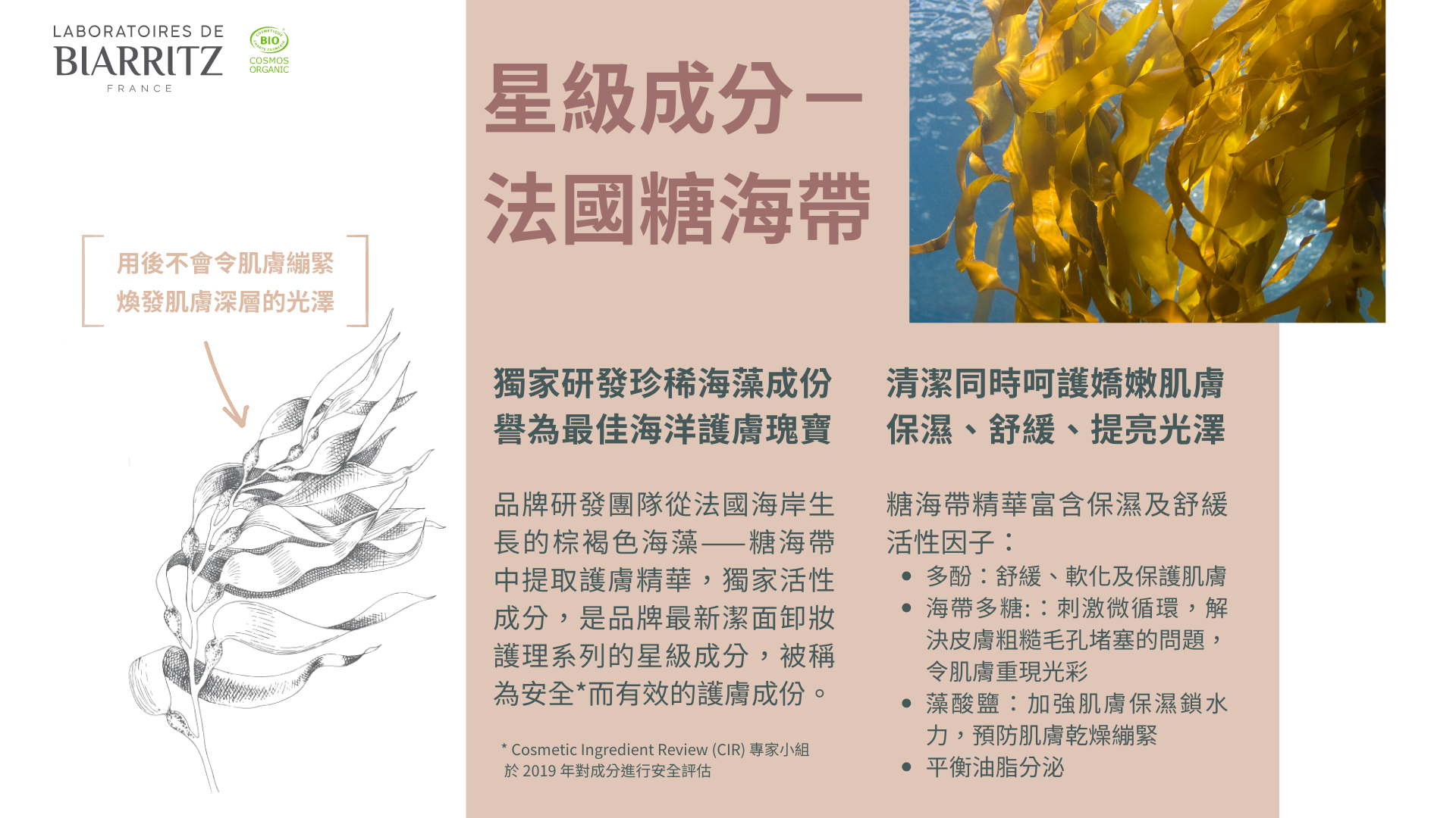 LABORATOIRES de BIARRITZ 有機海藻舒敏卸妝潔膚水