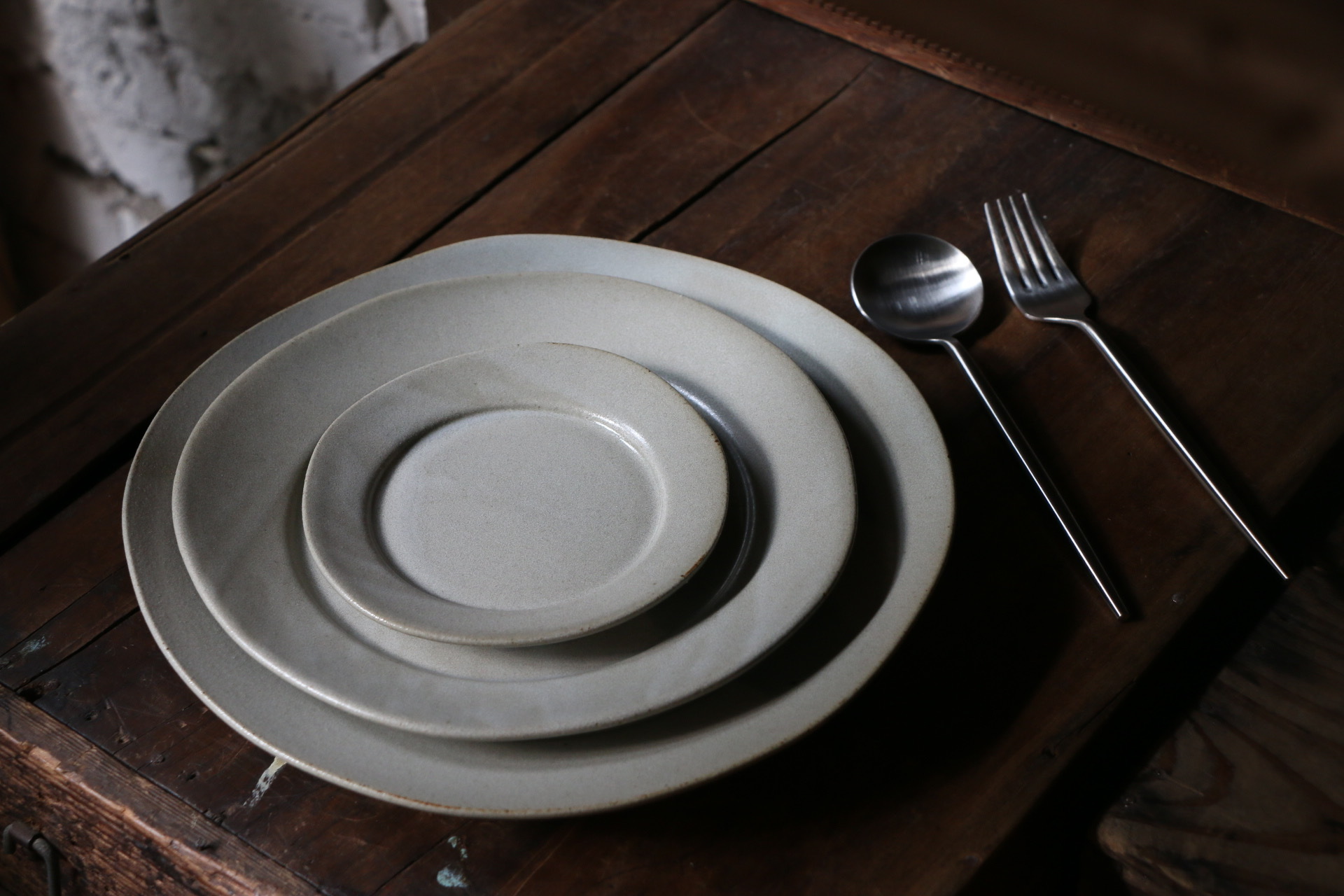 日本象牙白圓皿 S 12cm