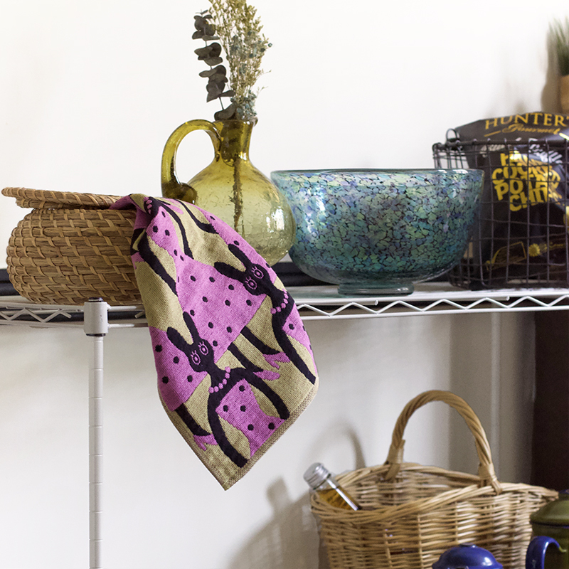 多用途今治紗巾 裙子兔兔｜Atsuko Matano