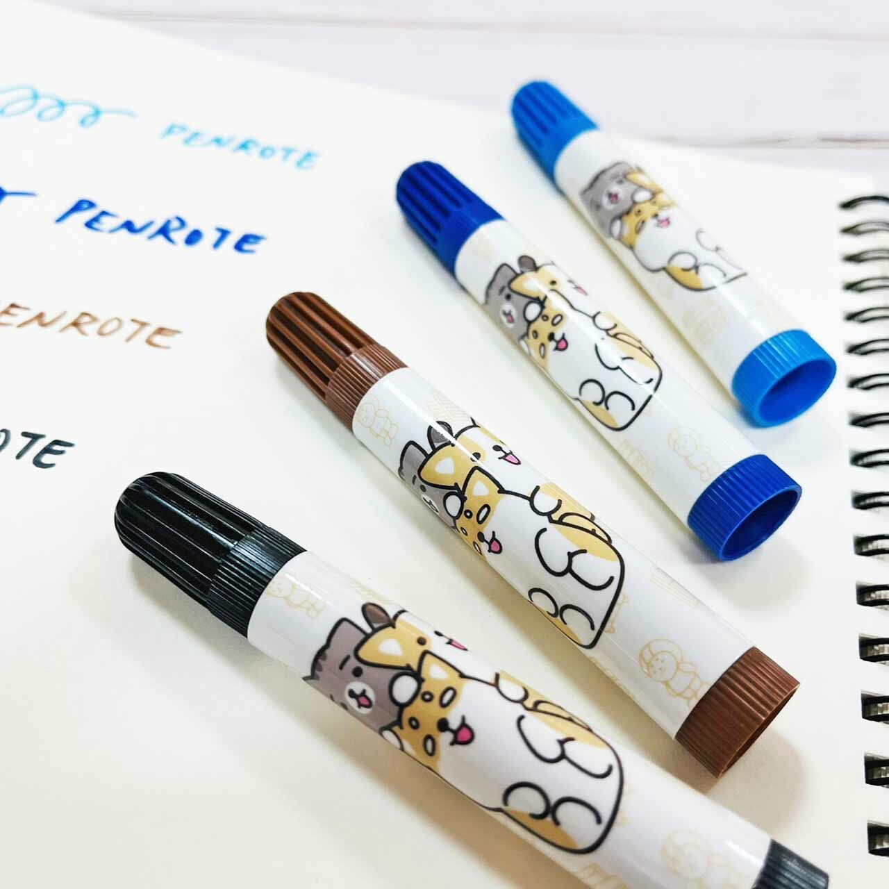 【PENROTE筆樂】柴語錄 12色水洗彩色筆