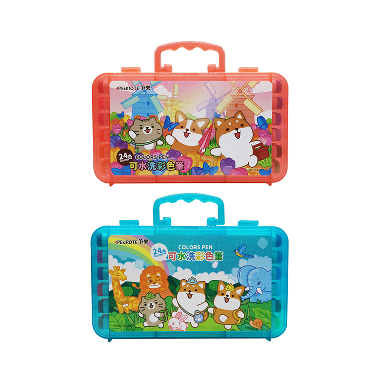 【PENROTE筆樂】柴語錄 24色水洗彩色筆