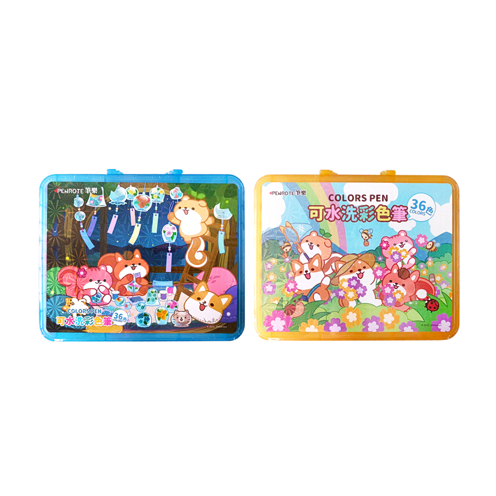 【PENROTE筆樂】柴語錄 36色水洗彩色筆