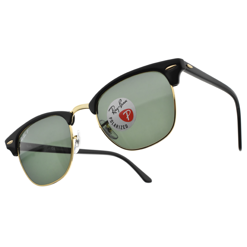 【RayBan】RB3016 90158-51mm 眉框太陽眼鏡 (偏光鏡片)