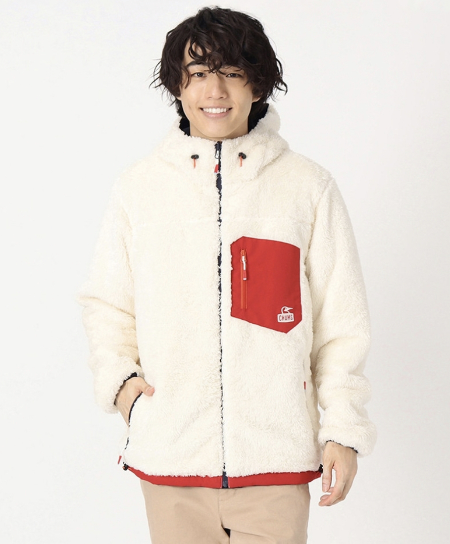 CHUMS Elmo Gore-Tex 男 抗水雙面外套 深藍象牙白CH041314N089 Dec lu