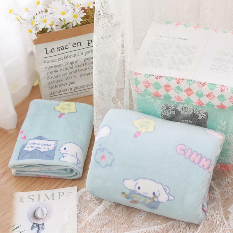 【預購】寶寶藍大耳狗 法蘭絨毯子 枕頭套 冬季床單