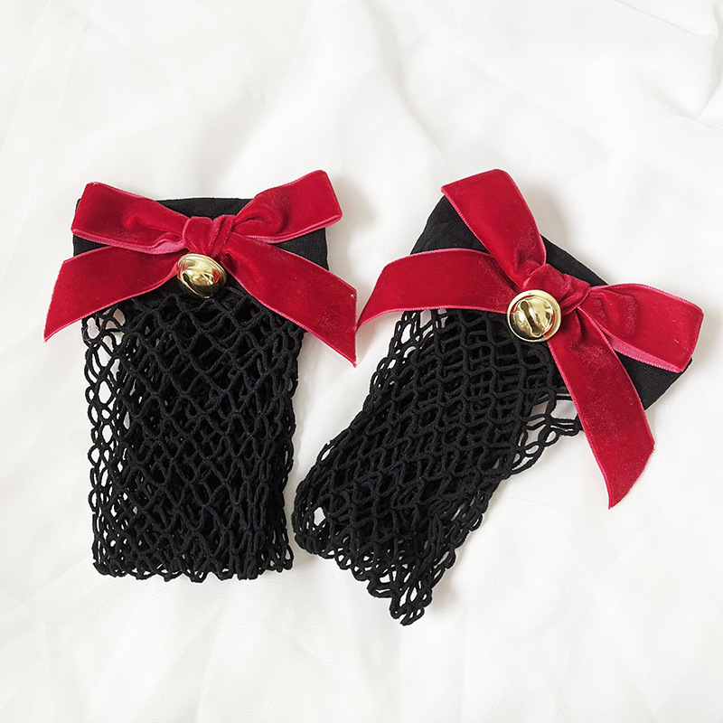 Ringmaster Fishnets Ring Your Bells Fishnet Stockings - Red ( #550091 )
