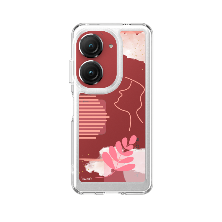 Asus ZenFone 9/10手機防摔殼粉紅親吻