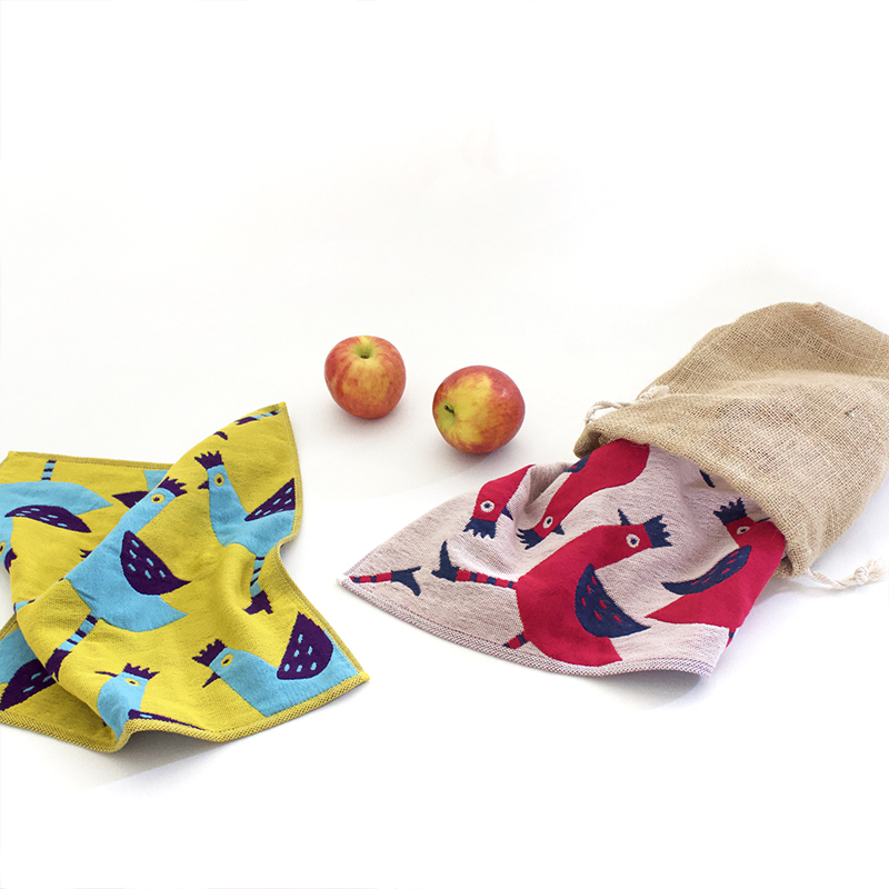 多用途今治紗巾 俏皮小雞｜Atsuko Matano