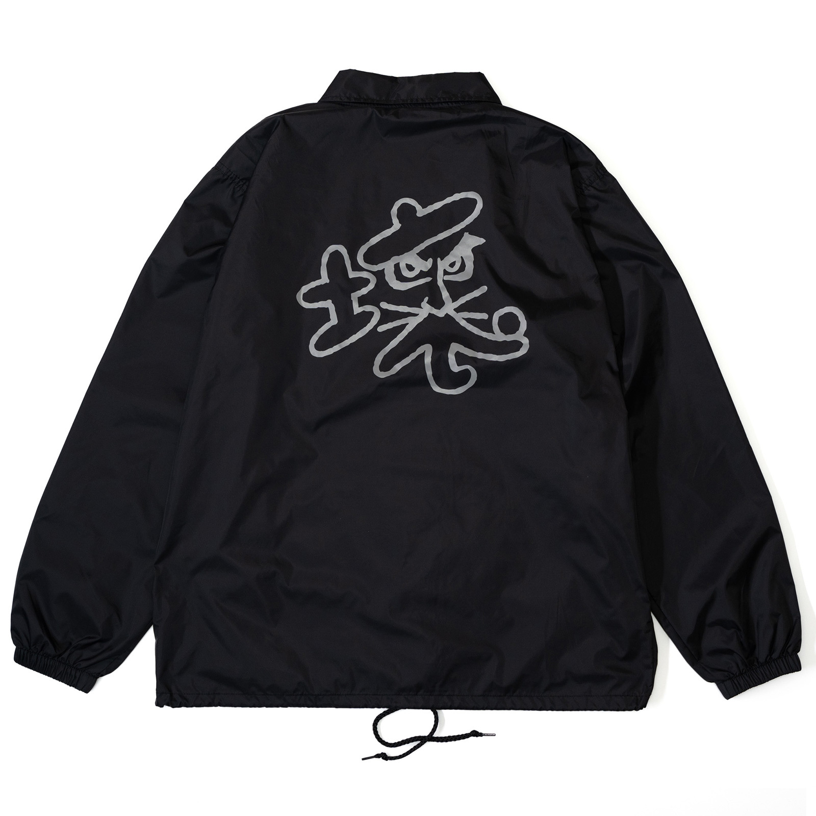 壞 Logo Coach Jacket, Black