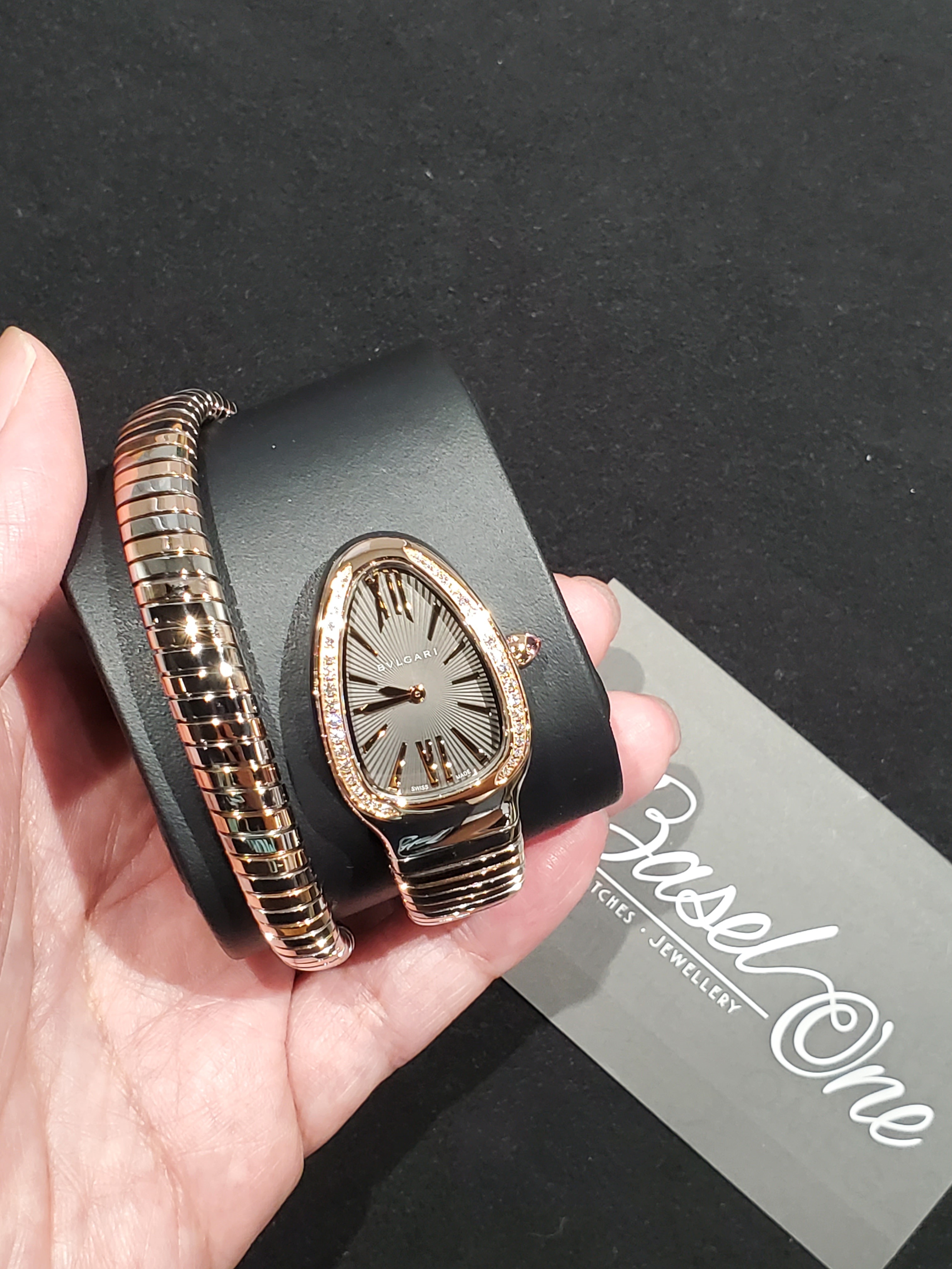 102681 BULGARI SERPENTI TUBOGAS GREY DIAL WITH DIAMOND