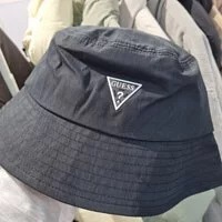 [S] GUESS UNISEX MINI TRIANGLE BUCKET HAT,BLACK, NM2A0101-BLK (SGU281)