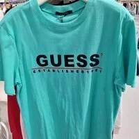 [S] GUESS PRINT SHORT SLEEVE T-SHIRT,MINT, NM2K9352-MIT (SGU283)