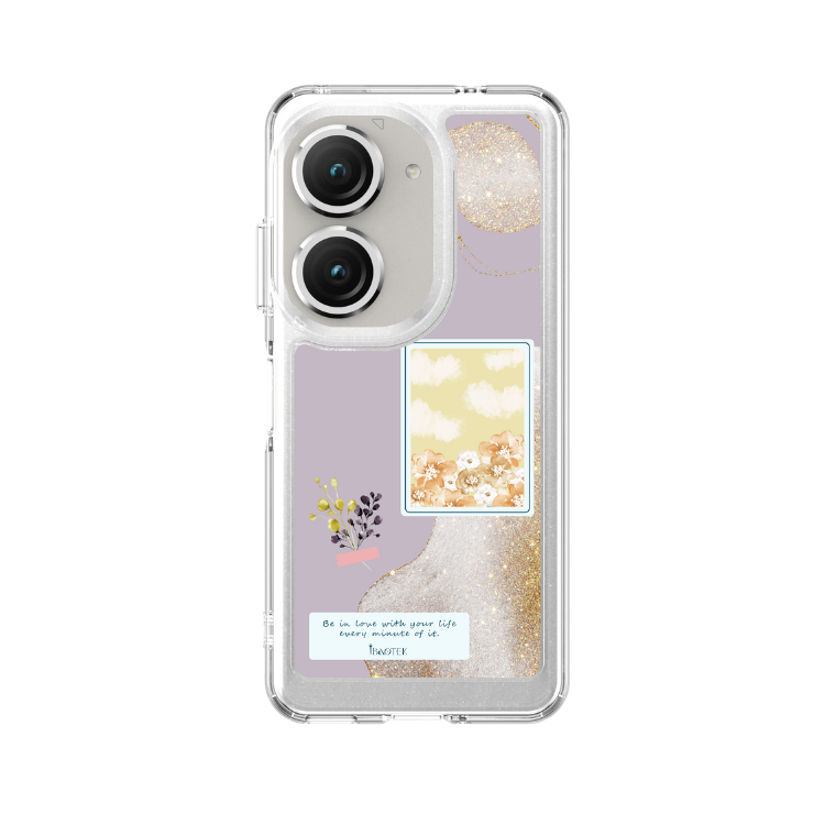 Asus ZenFone 9/10手機防摔殼清新花語
