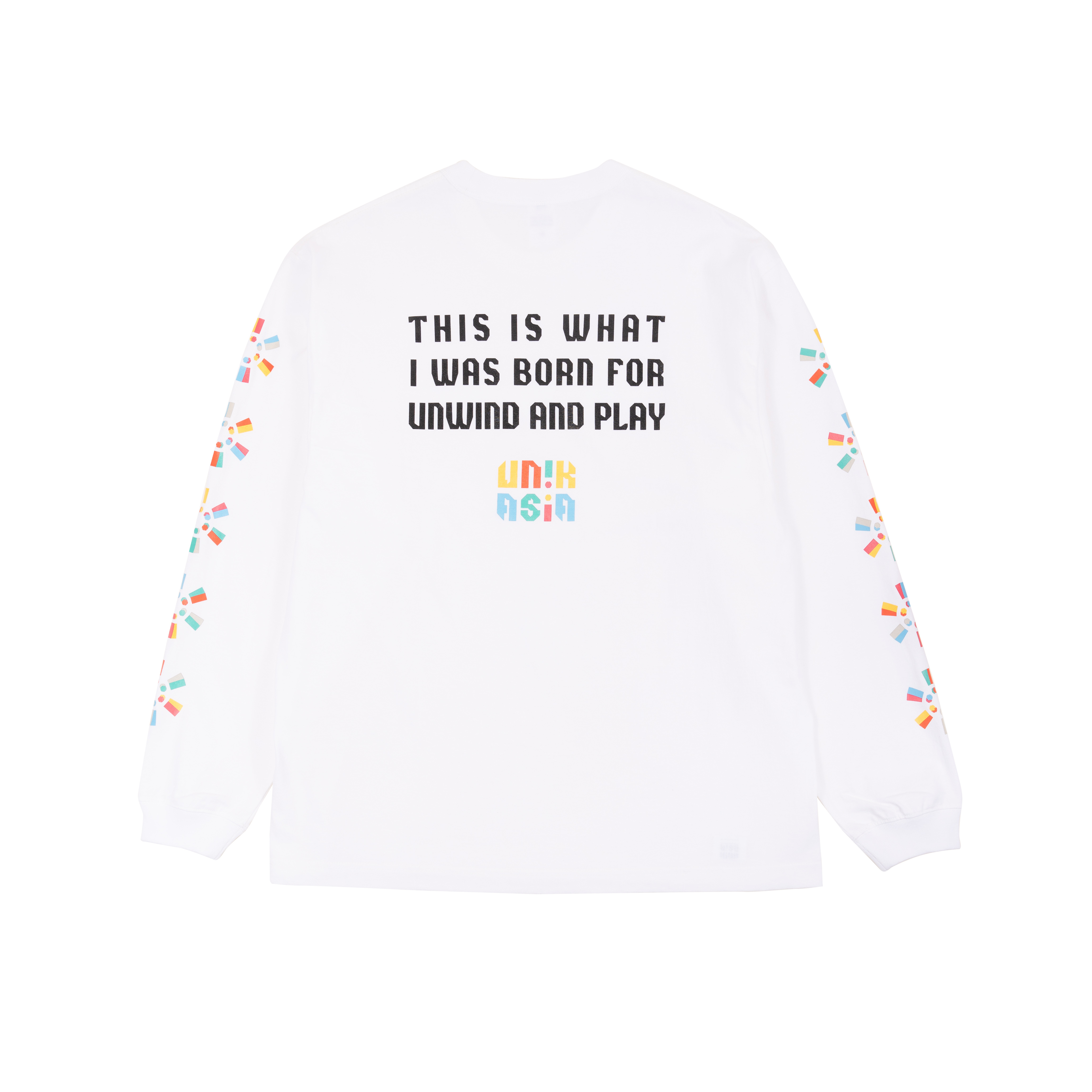 432Hz for UNIK ASIA PRINT L/S T-SHIRT WHITE