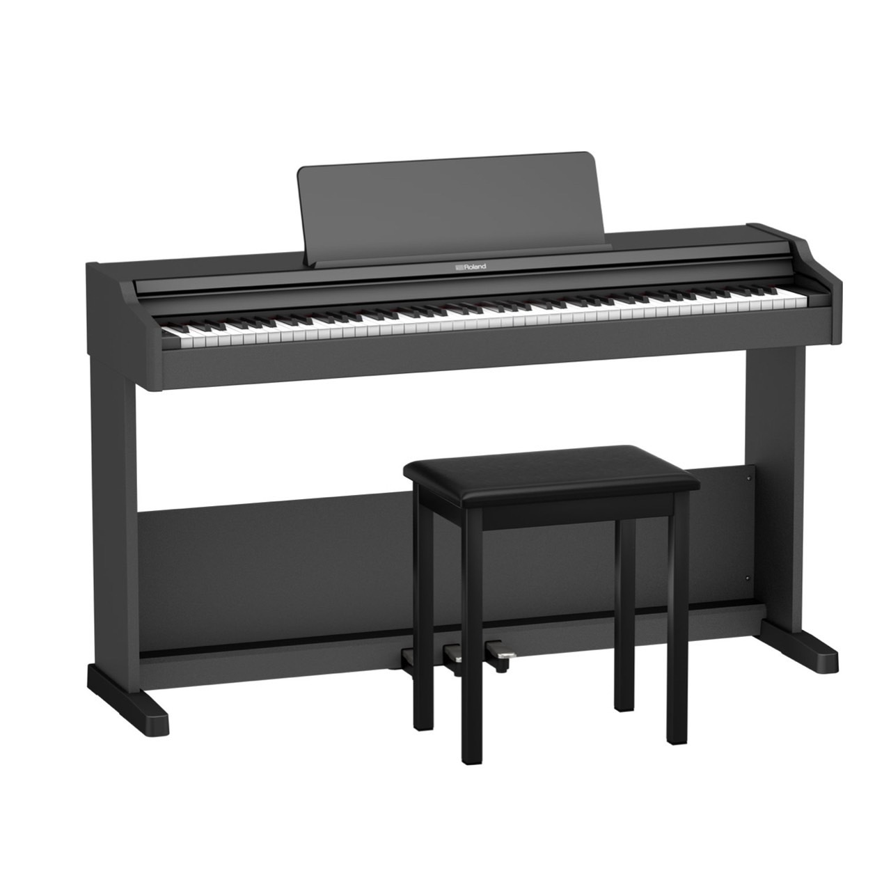 Roland RP107 88鍵滑蓋式電鋼琴 黑色 原廠2年保固 -土城、板橋更便宜【宛伶樂器】