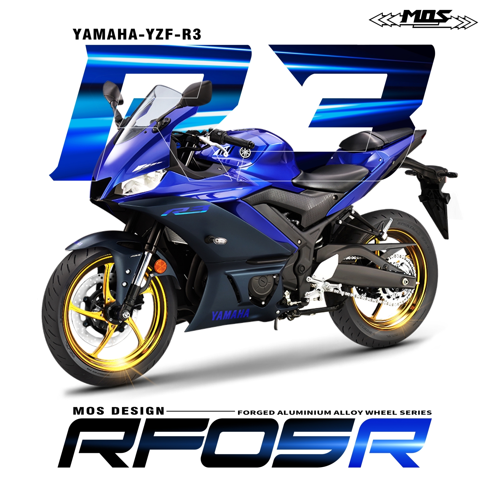 Forged RF05R Wheel for Yamaha R25 R3 MT25 MT03