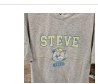 [S] WHO.A.U UNCLE STEVE PASTEL T-SHIRT,GRAY, WHRABB687U-GRAY (SWAU70)