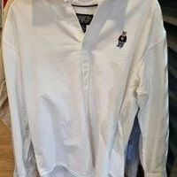 [S] WHO.A.U UNISEX STEVE OXFORD SHIRT,WHITE, WHYWC4811U-WHITE [FINAL SALE] (SWAU73)