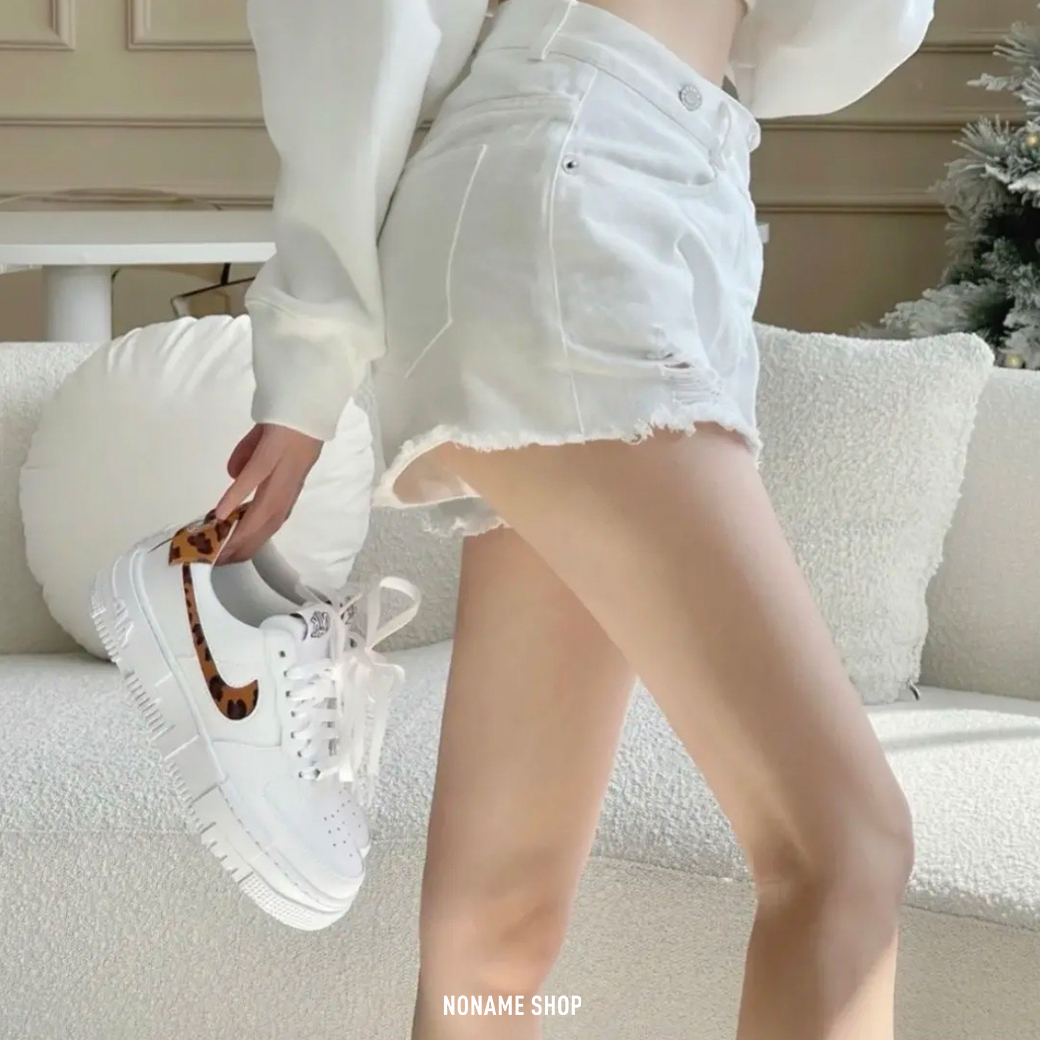 💥出清特價💥 NIKE Air Force 1 AF1 Pixel  豹紋 解構 像素 小白鞋 (女款)