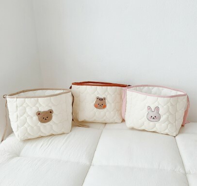 Dot to Dot 滿滿愛心絎縫系列-多功能收納筐