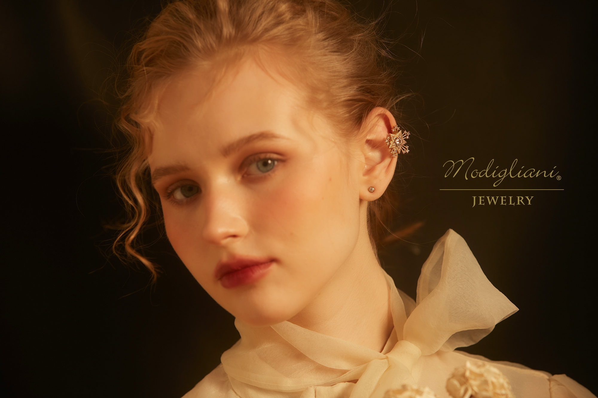 黃銅飾品,黃銅,星芒,鋯石,耳骨夾,造型耳骨夾,華麗