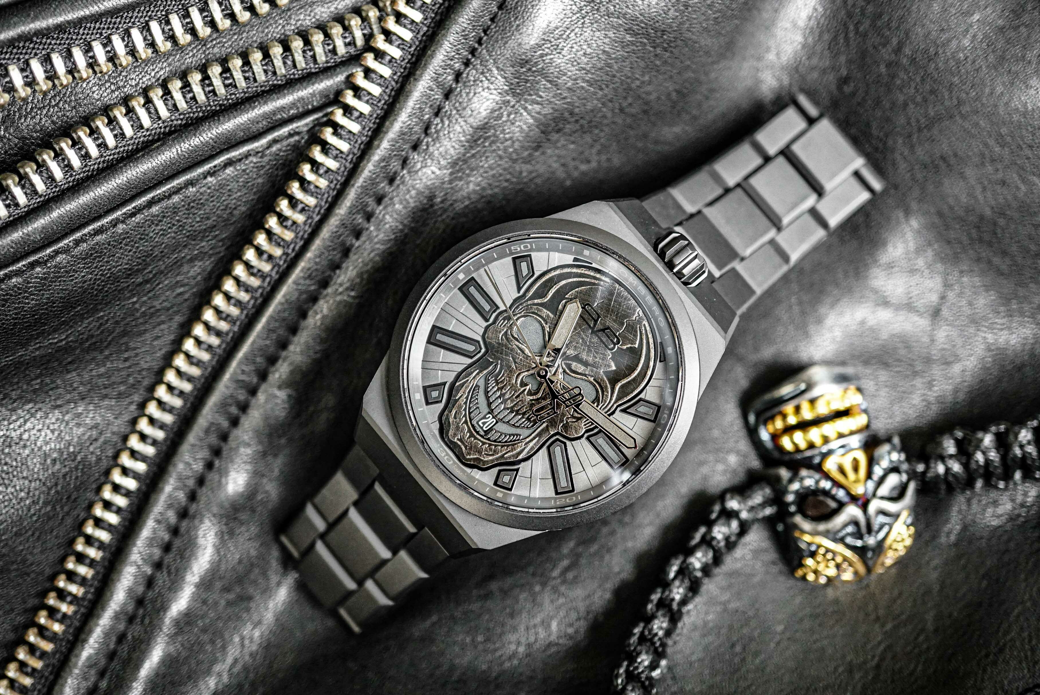 Bolt-68 NEO系列十週年紀念骷髏機械腕錶 消光黑版本