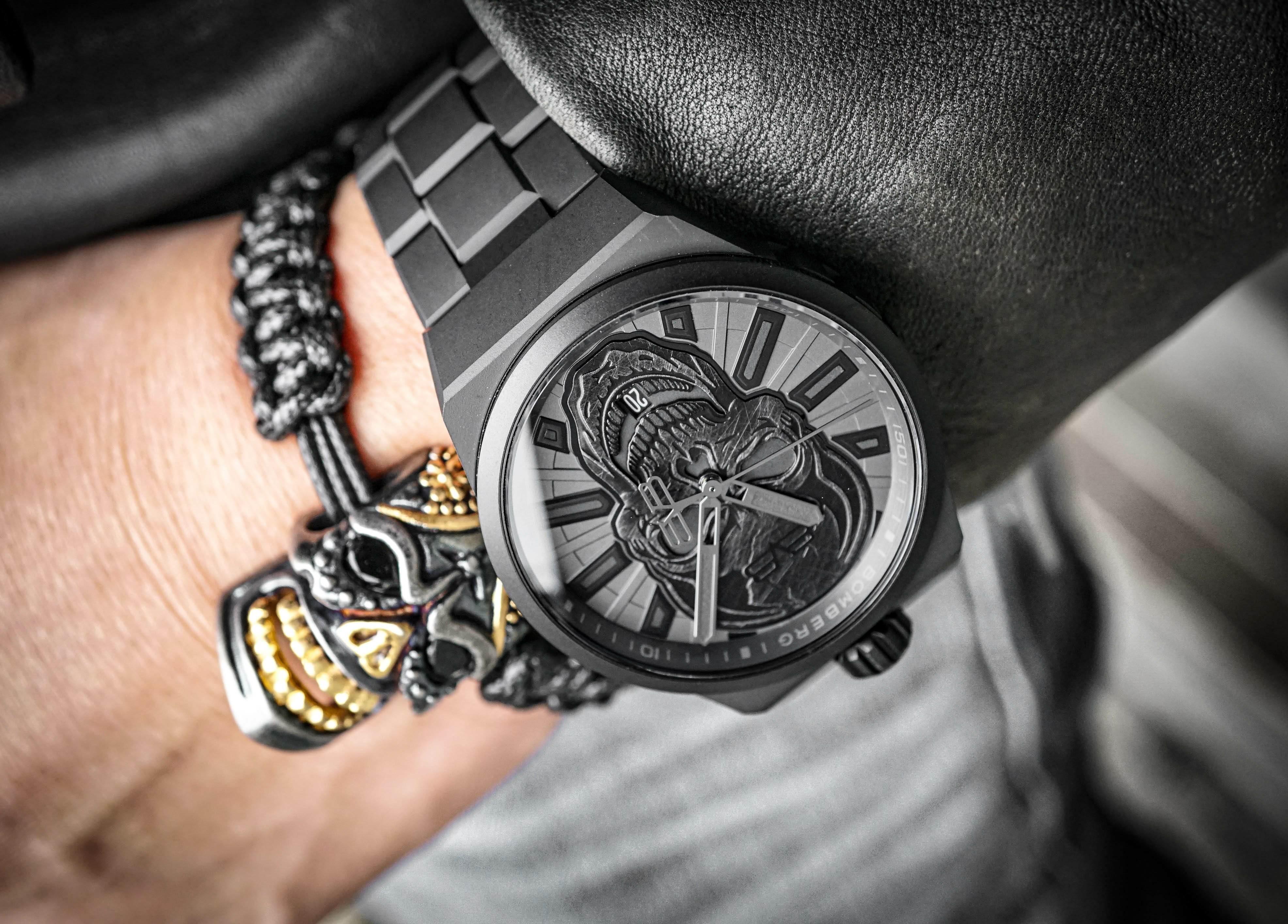 Bolt-68 NEO系列十週年紀念骷髏機械腕錶 消光黑版本