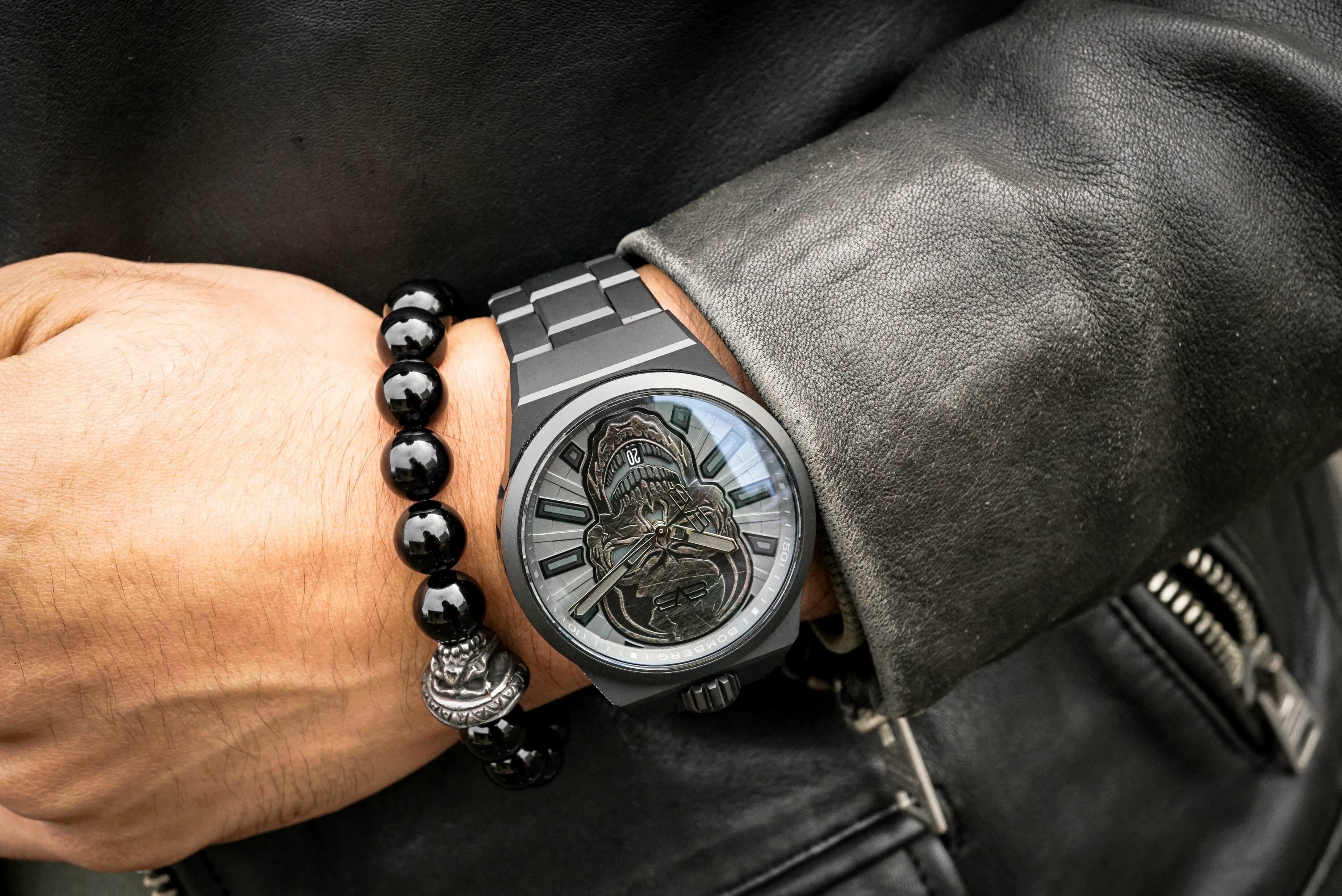 Bolt-68 NEO系列十週年紀念骷髏機械腕錶 消光黑版本