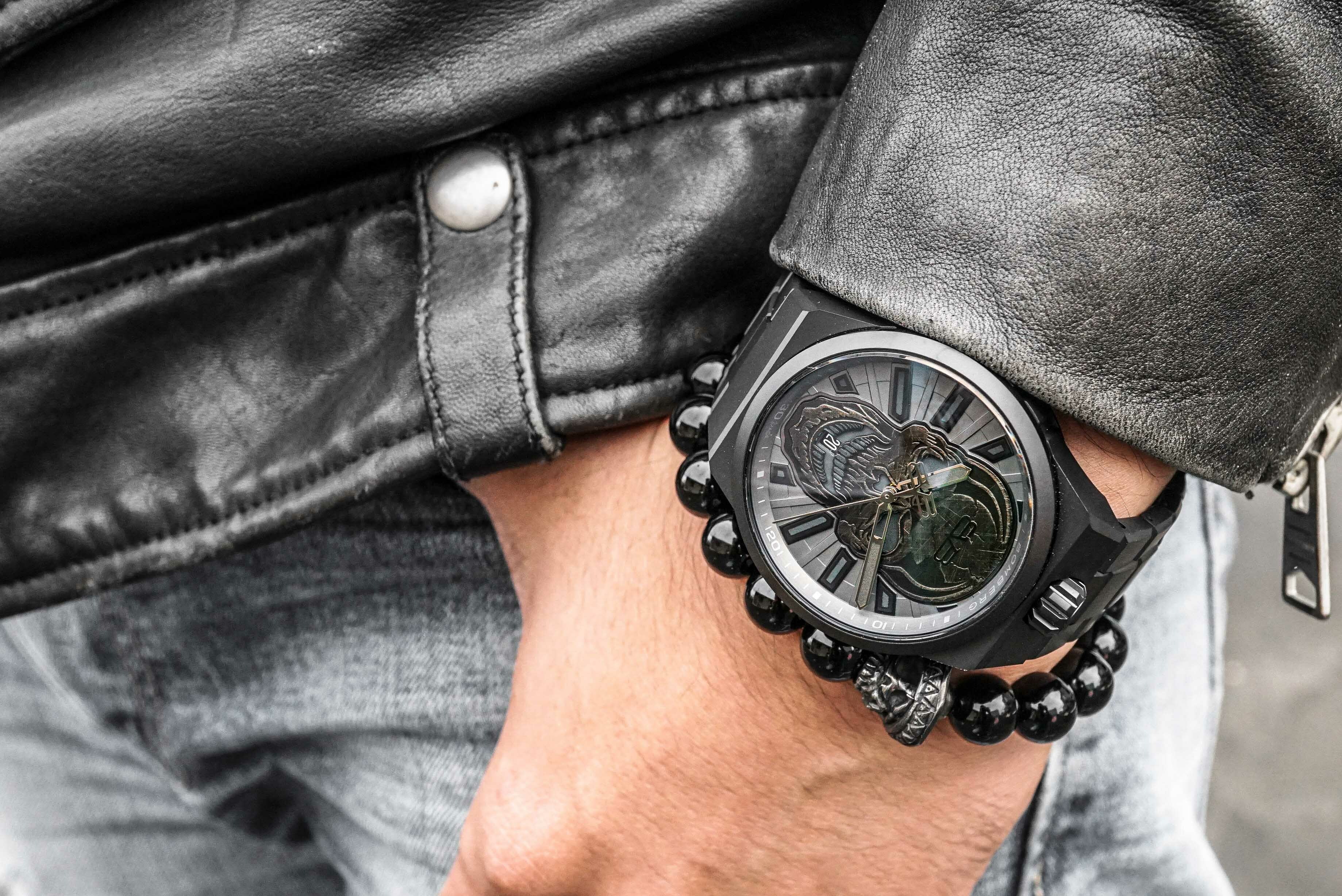 Bolt-68 NEO系列十週年紀念骷髏機械腕錶 消光黑版本