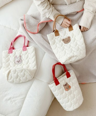 Dot to Dot 滿滿愛心絎縫系列-水桶包