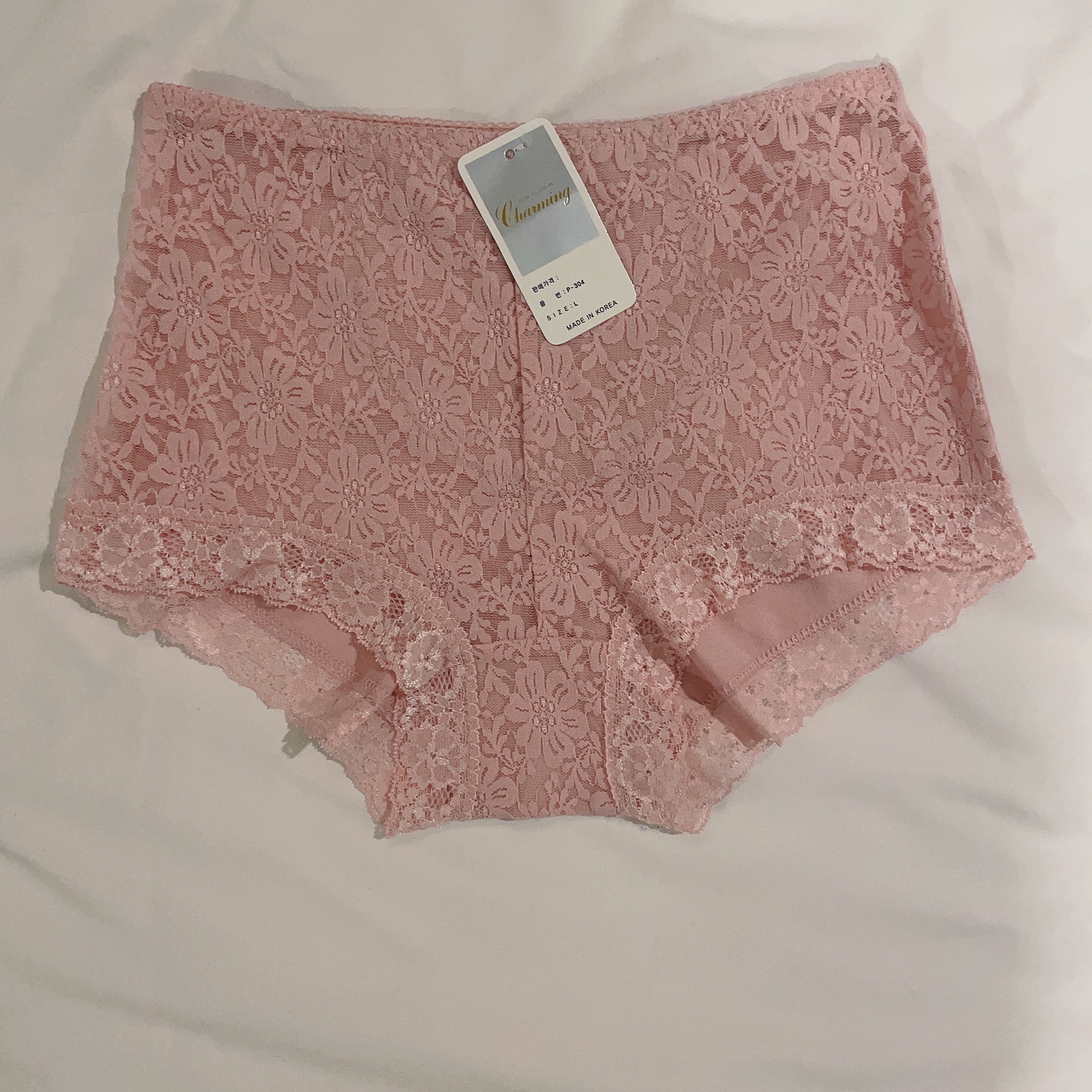 KA337 全LACE半中高腰內褲( 訂貨約4-6星期）