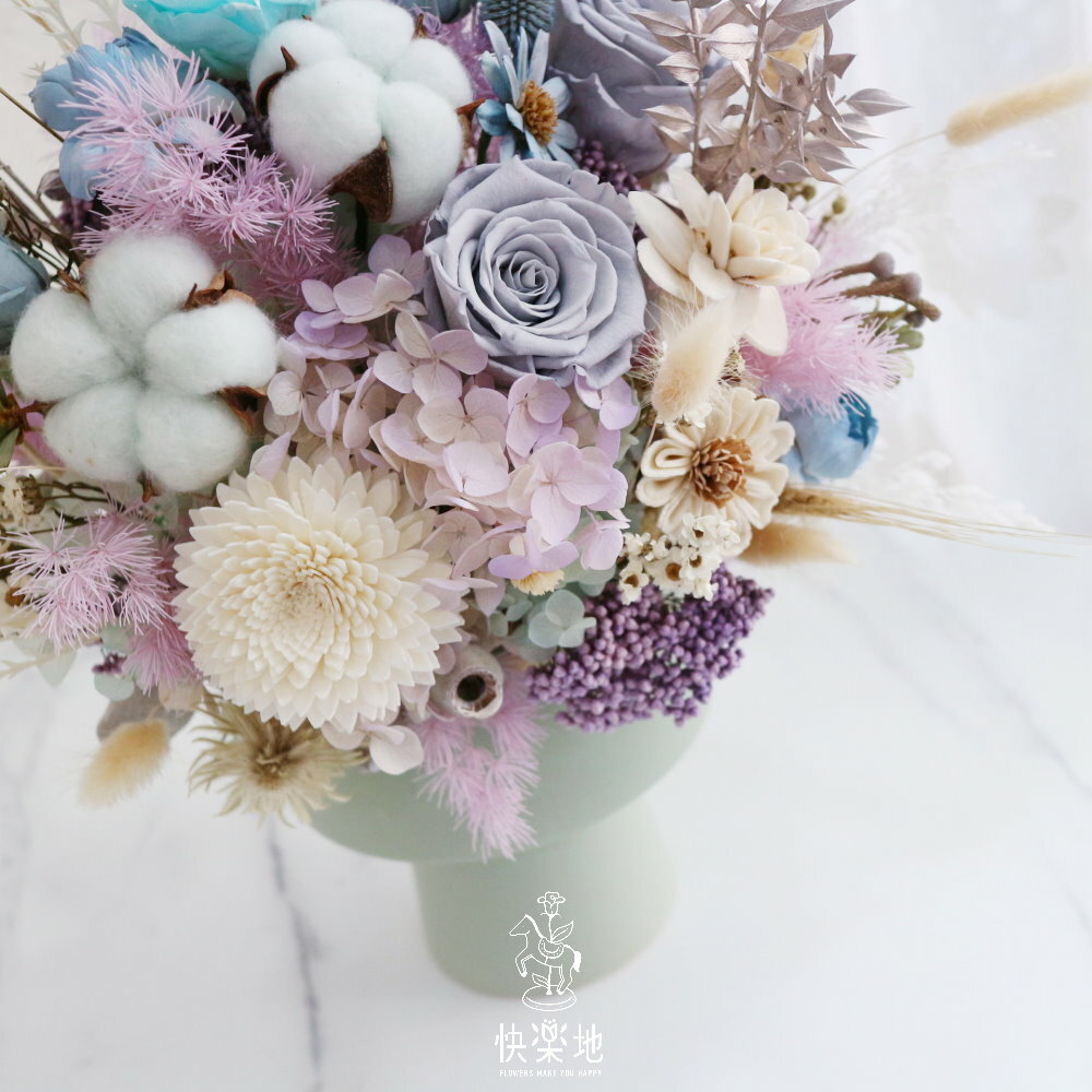 莫蘭迪花園 I 永生花 ‧ 不凋花  PF220780