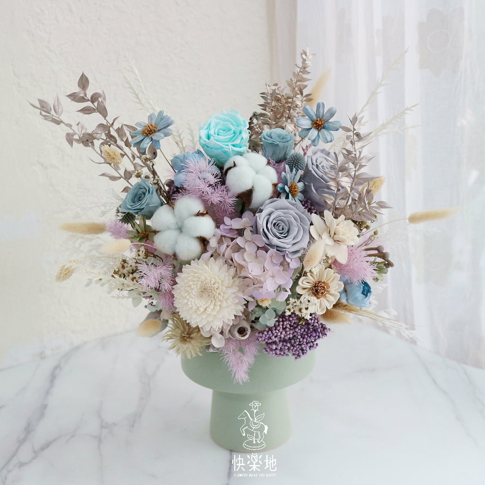 莫蘭迪花園 I 永生花 ‧ 不凋花  PF220780