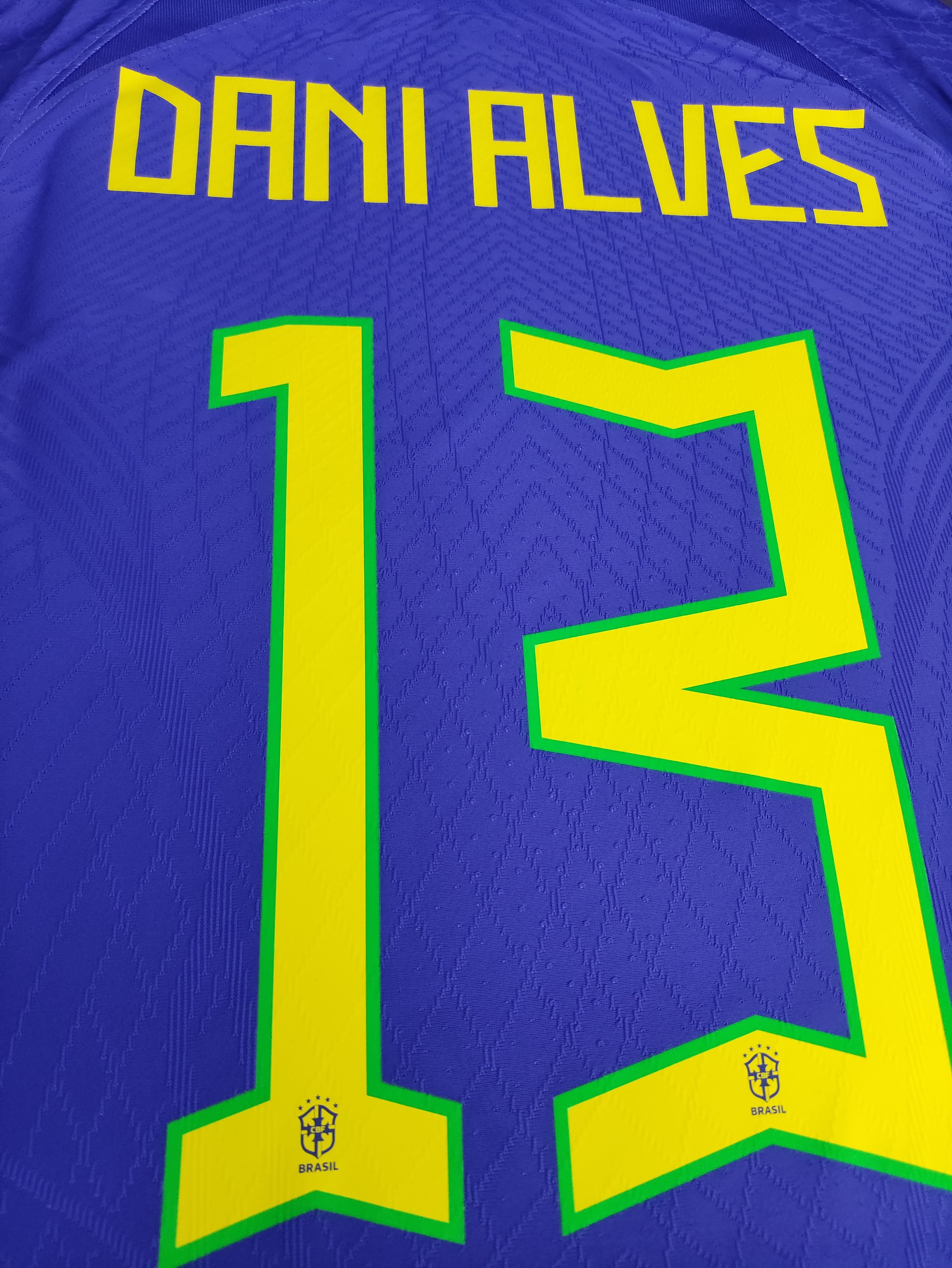 2022世界杯巴西國家隊作客尼馬球員版球衣