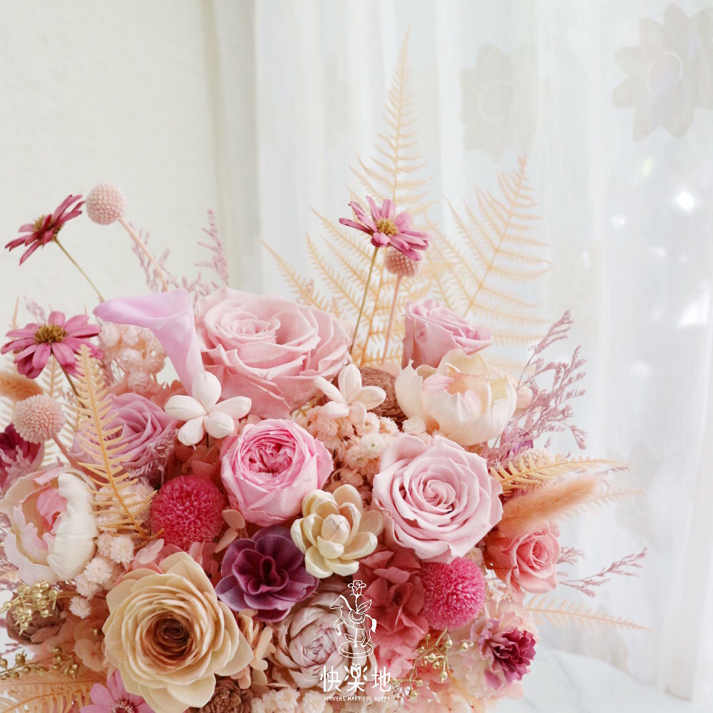 粉彩夢幻 I 永生花 ‧ 不凋花  PF220781