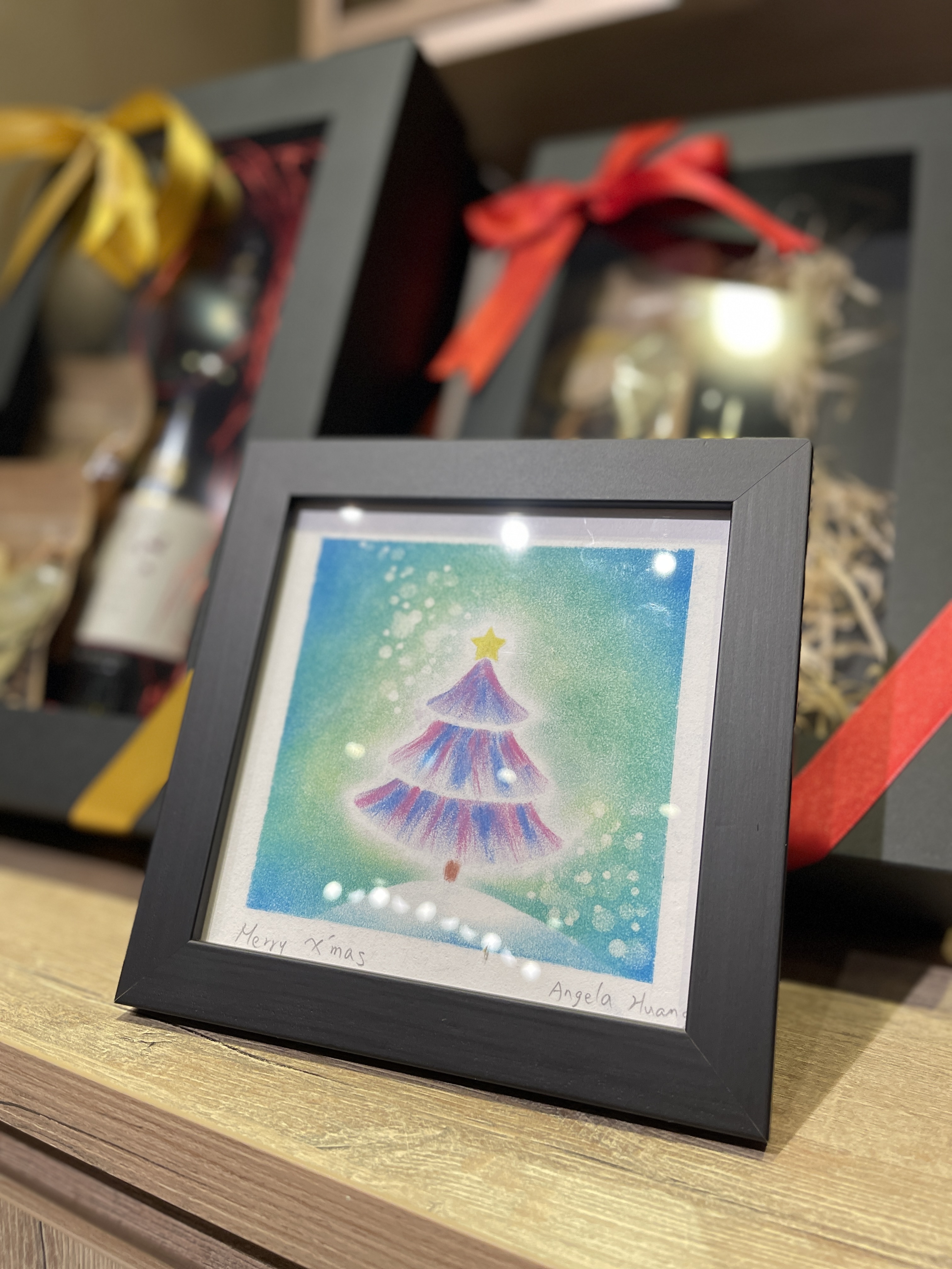 粉彩雪地聖誕樹課程＋香料熱紅酒