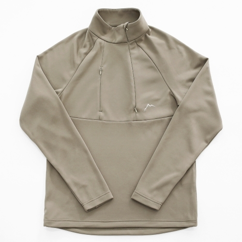 CAYL Karuishi halfzip 排汗半開襟長袖底層Beige/卡其色