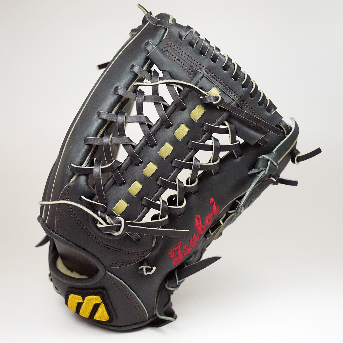 日本製美津濃MIZUNO PRO ORDER 大M金標坪井智哉硬式最高階外野手套