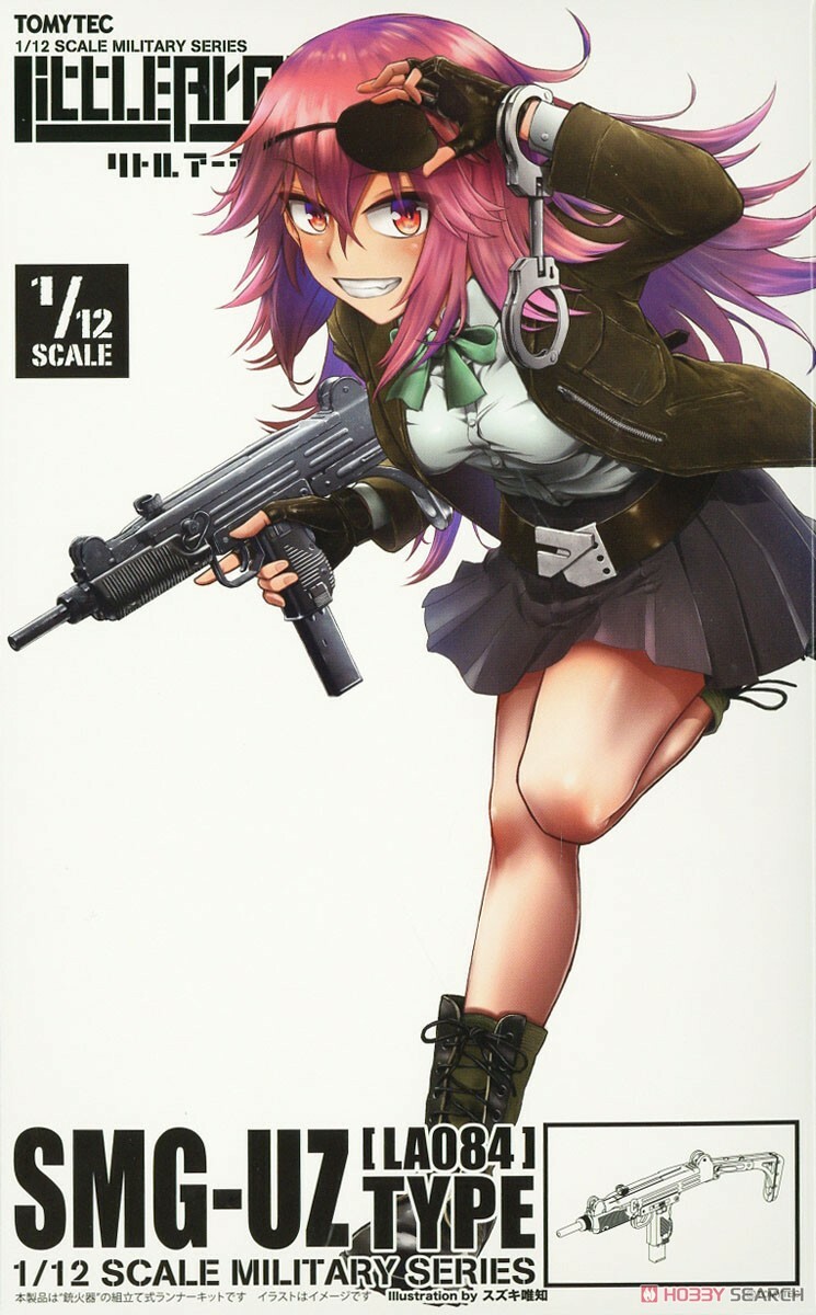 Tomytec 代理版 組裝模型 1/12 迷你武裝 LA084 SMG-UZ type