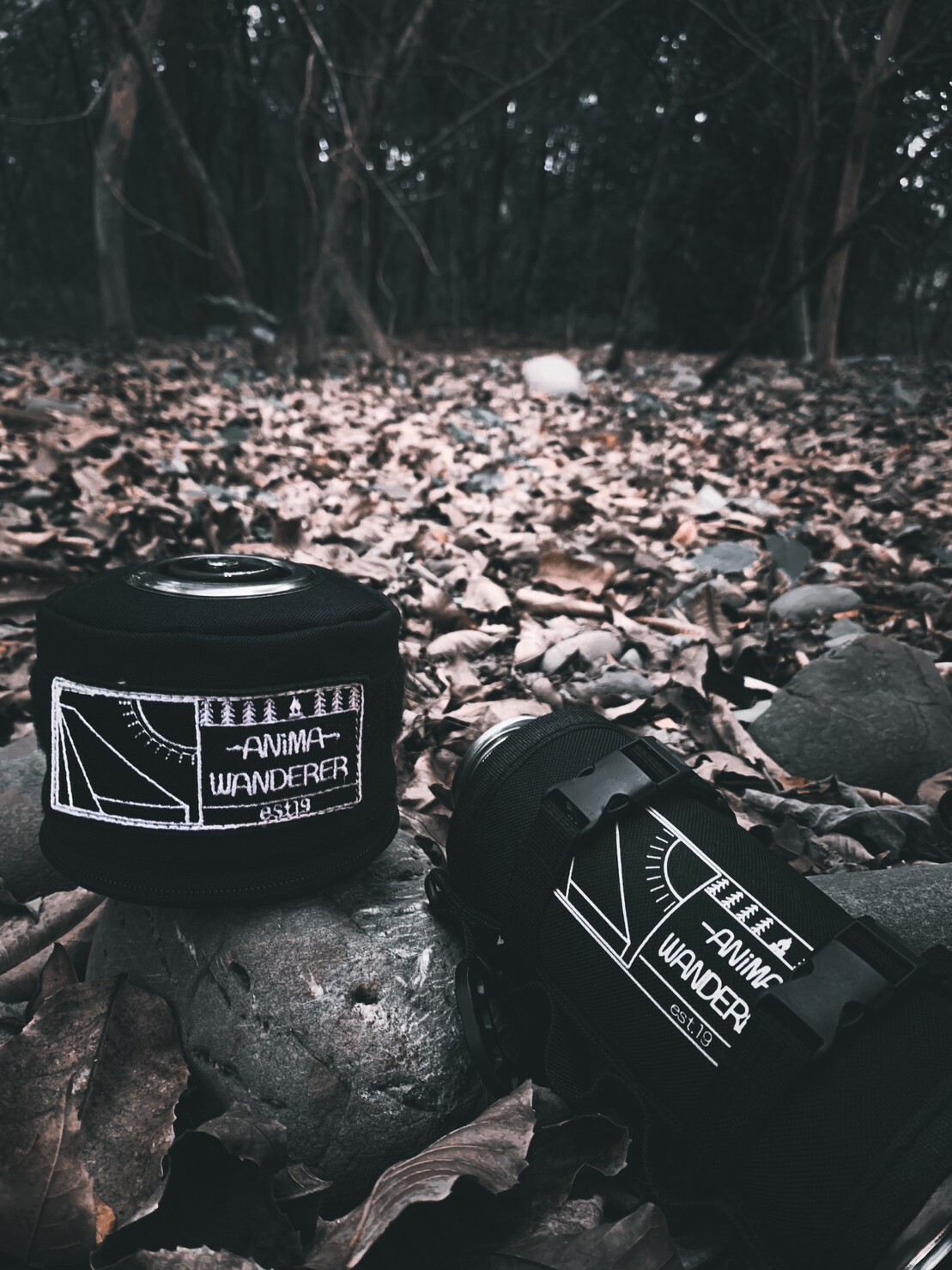 台灣ANiMA Wanderer BLN-18 Logo Gas Canister Cover - BLK 氣體罐套 (高山氣套)