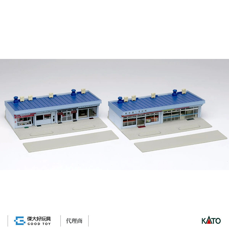KATO 23-408B 建物 DioTown 站前商店1 (藍)