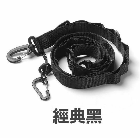 軍風戶外任意背帶/戰術織帶背帶 25個掛孔多功能露營天幕織帶 ～手機擴充夾片＋尼龍肩背帶