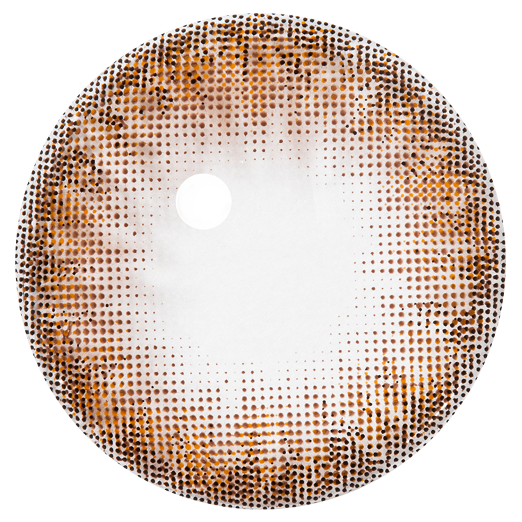 [3重色] irora Moon Night 1 Month Choco Brown 每月拋棄型彩妝隱形眼鏡｜每盒2片