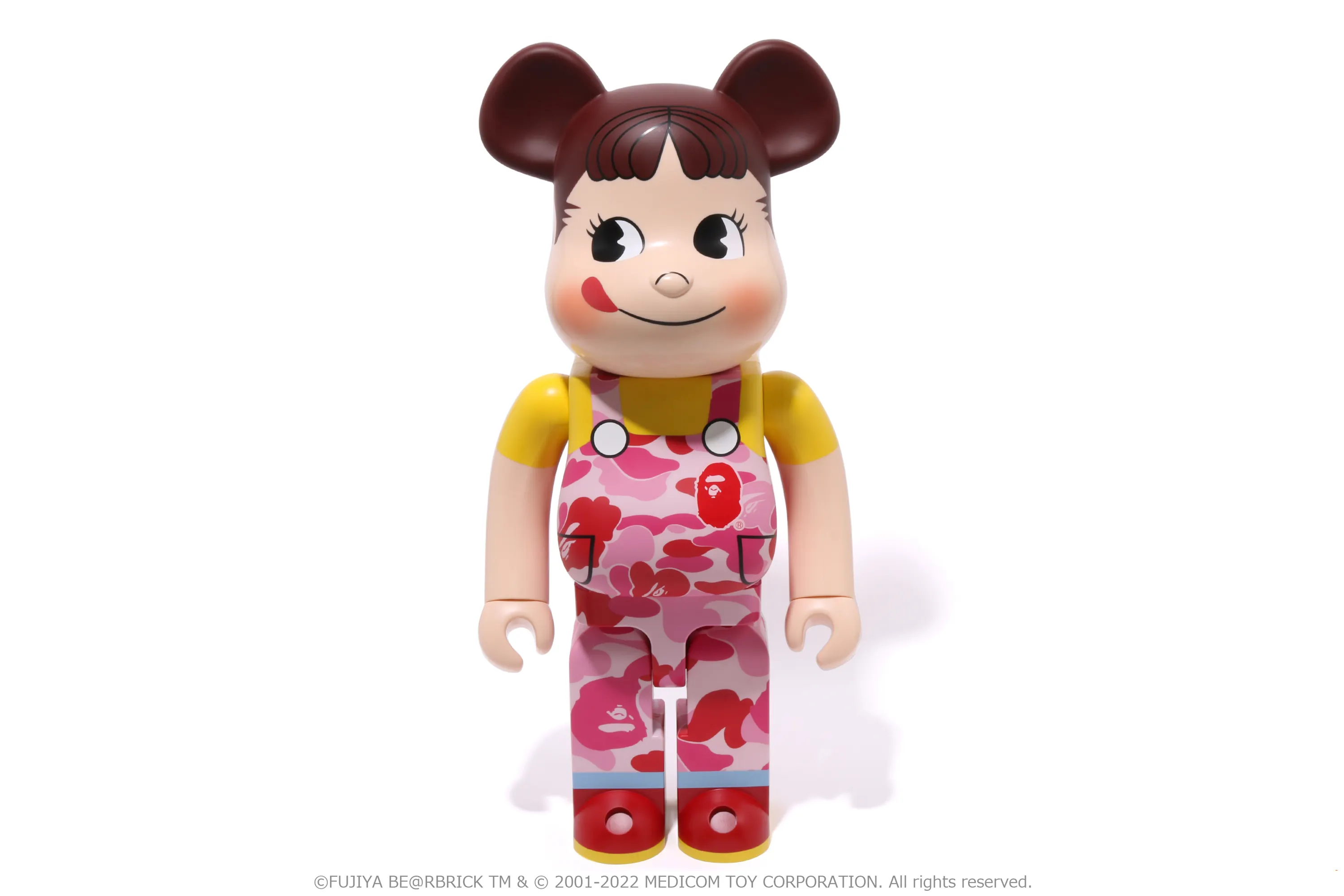 BE@RBRICK BAPE Peko-chan 1000% 公仔牛奶糖妹不二家庫柏力克現貨