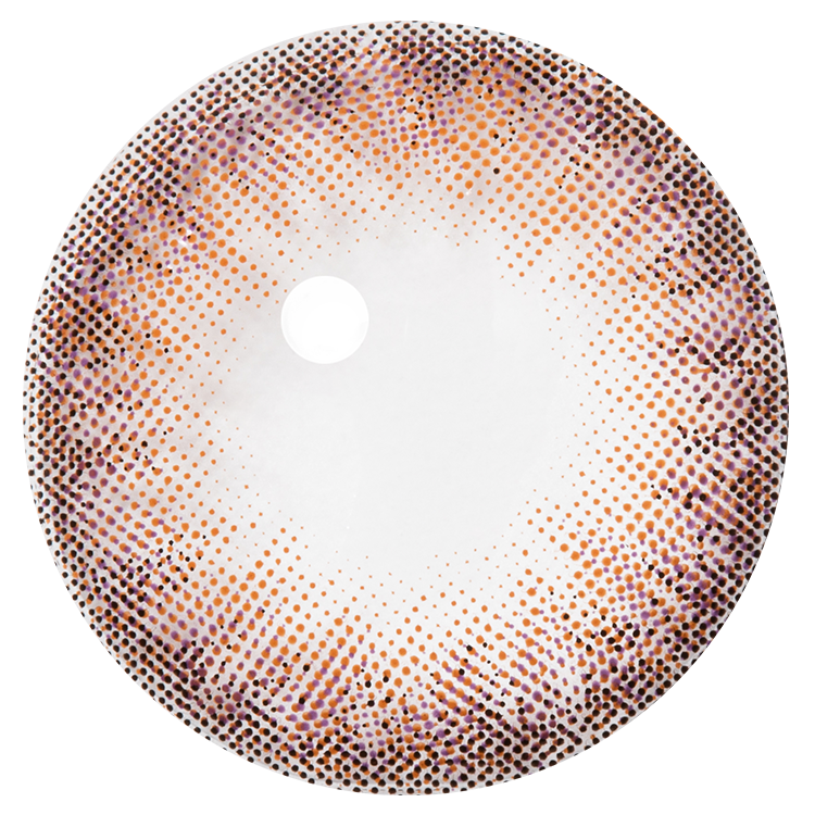 [3重色] irora Moon Night 1 Month Purple Brown 每月拋棄型彩妝隱形眼鏡｜每盒2片