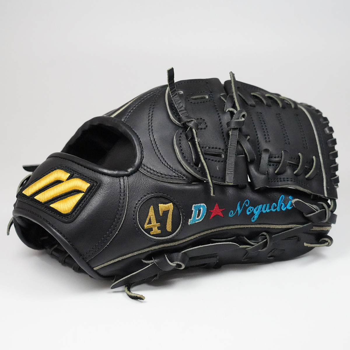 日本製美津濃MIZUNO PRO ORDER 大M金標野口茂樹硬式最高階投手手套