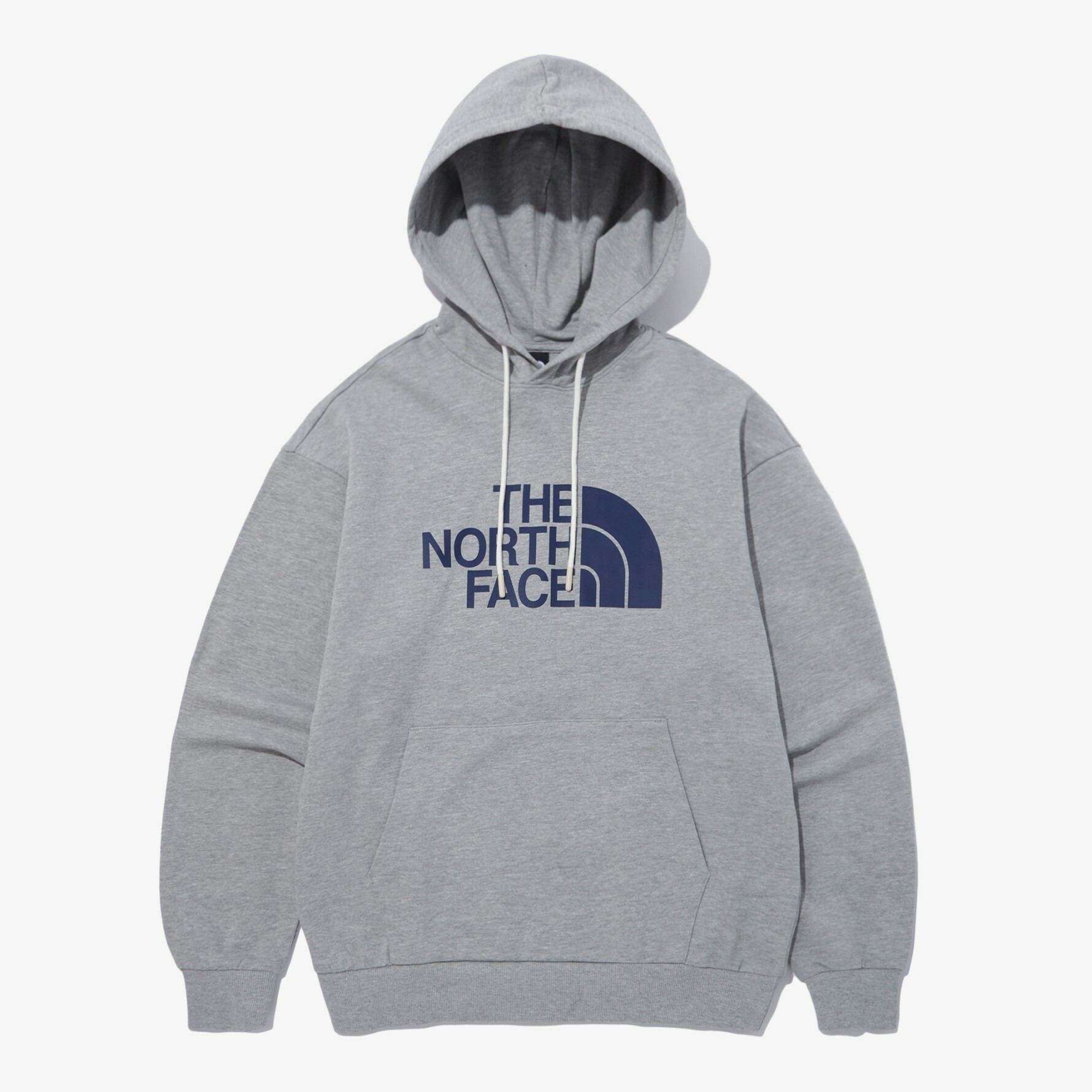 THE NORTH FACE LOGO 基本款 帽T HOODIE 灰藍 NM5PP41B