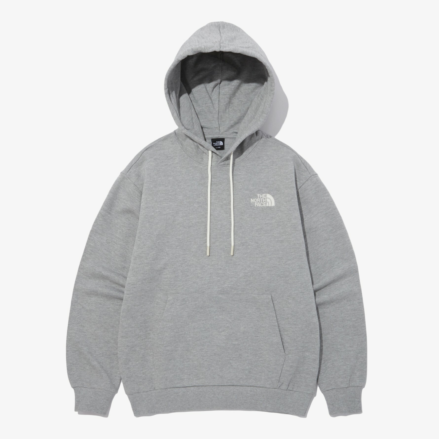 THE NORTH FACE ESSENTIAL HOODIE 小logo 帽T 灰 NM5PP40C